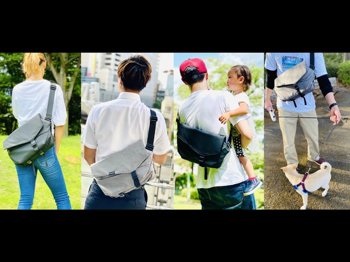 パソコンもカメラも収まる。拡張可能なスリングバッグ「SEKKEI」が登場!