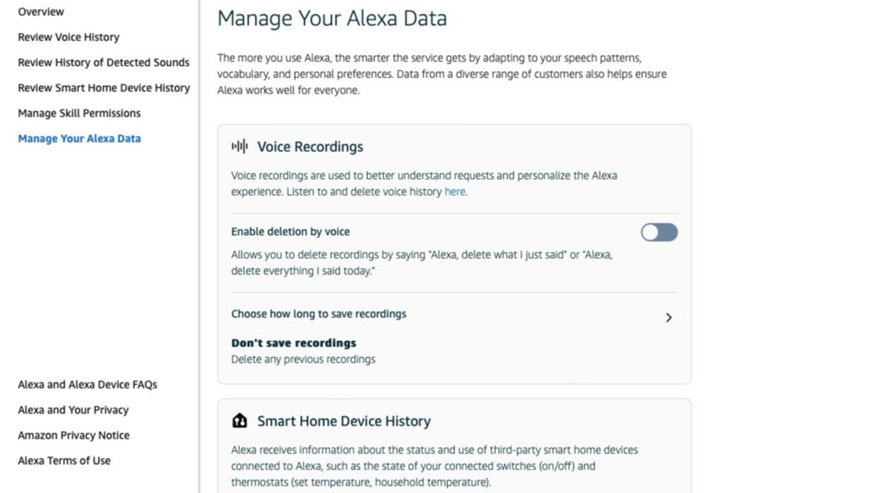 Alexaが録音したもの