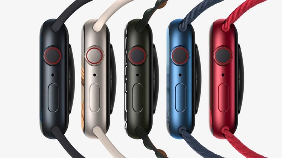 様々な色のApple Watch