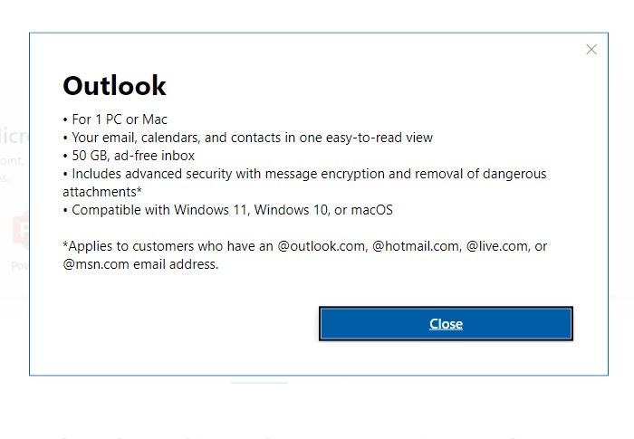 Outlookのオプション