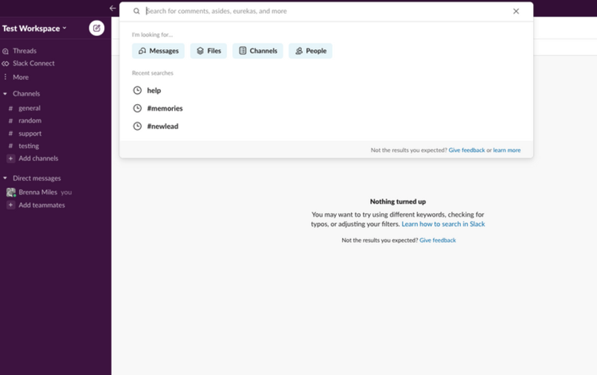 Searching-in-Slack