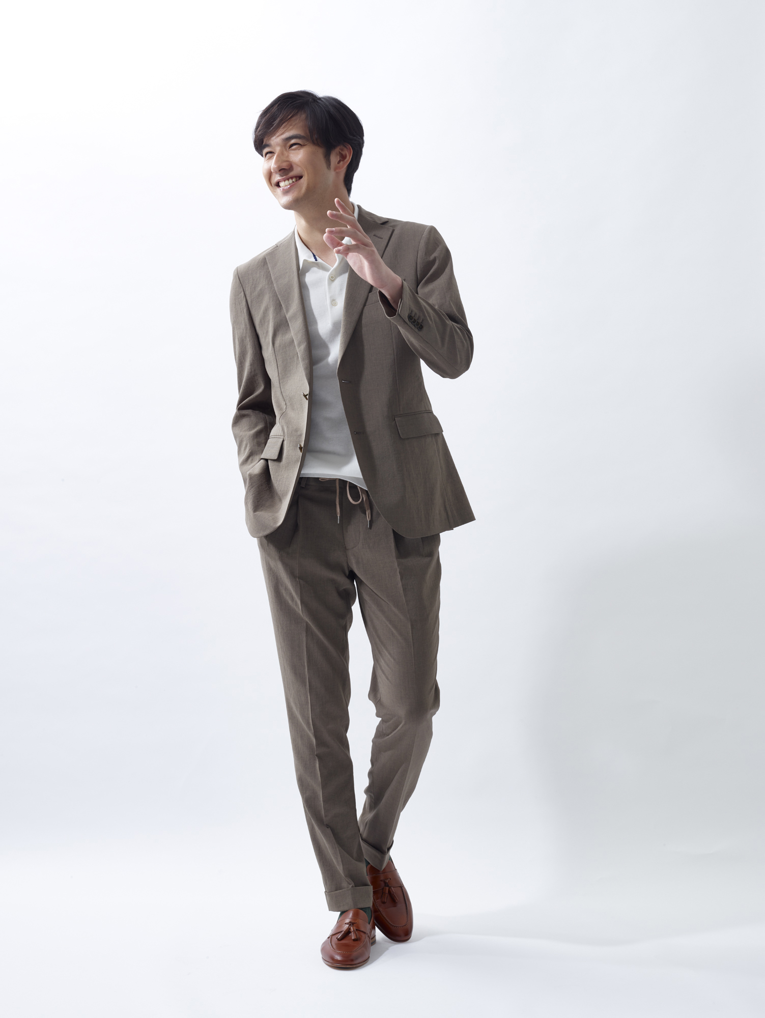 美品✨ ザスーツカンパニー セットアップ COOLMAX 近年モデル 通勤 美品 THE SUIT COMPANY スーツカンパニー COOLMAX クール