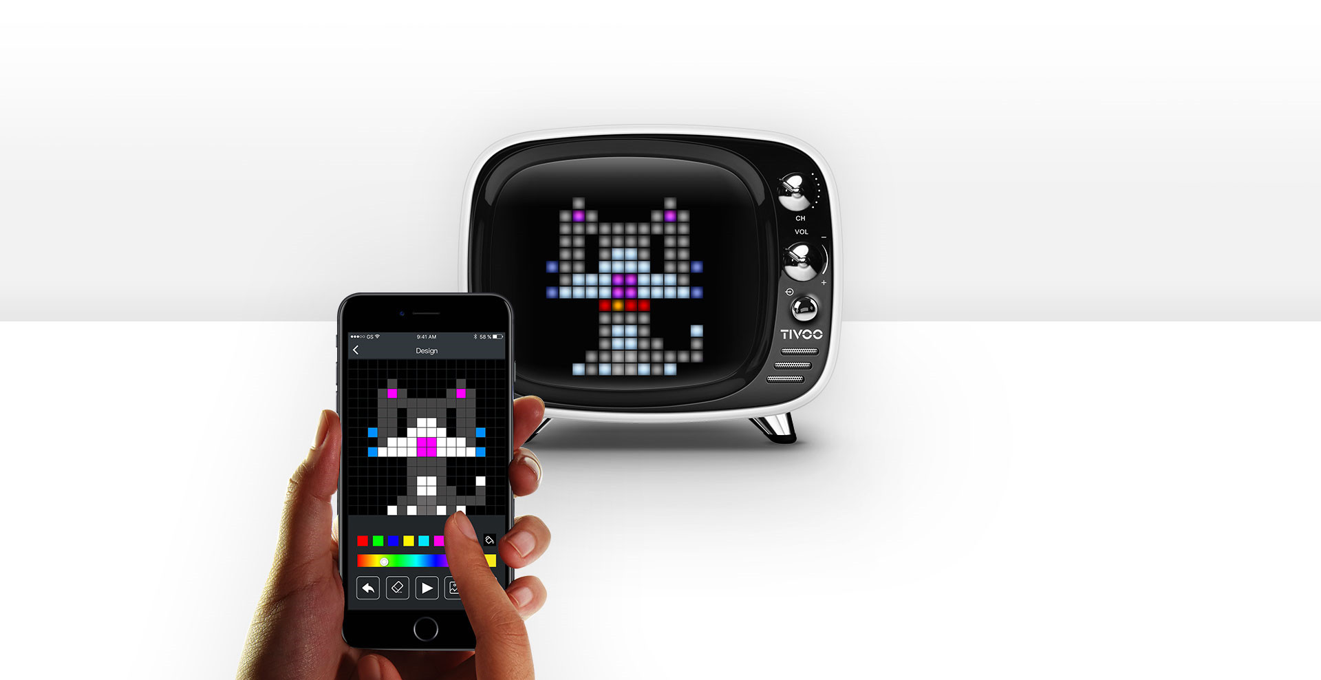 Wi-Fi接続すらないミニマム機能のBluetoothスピーカー『Divoom Tivoo