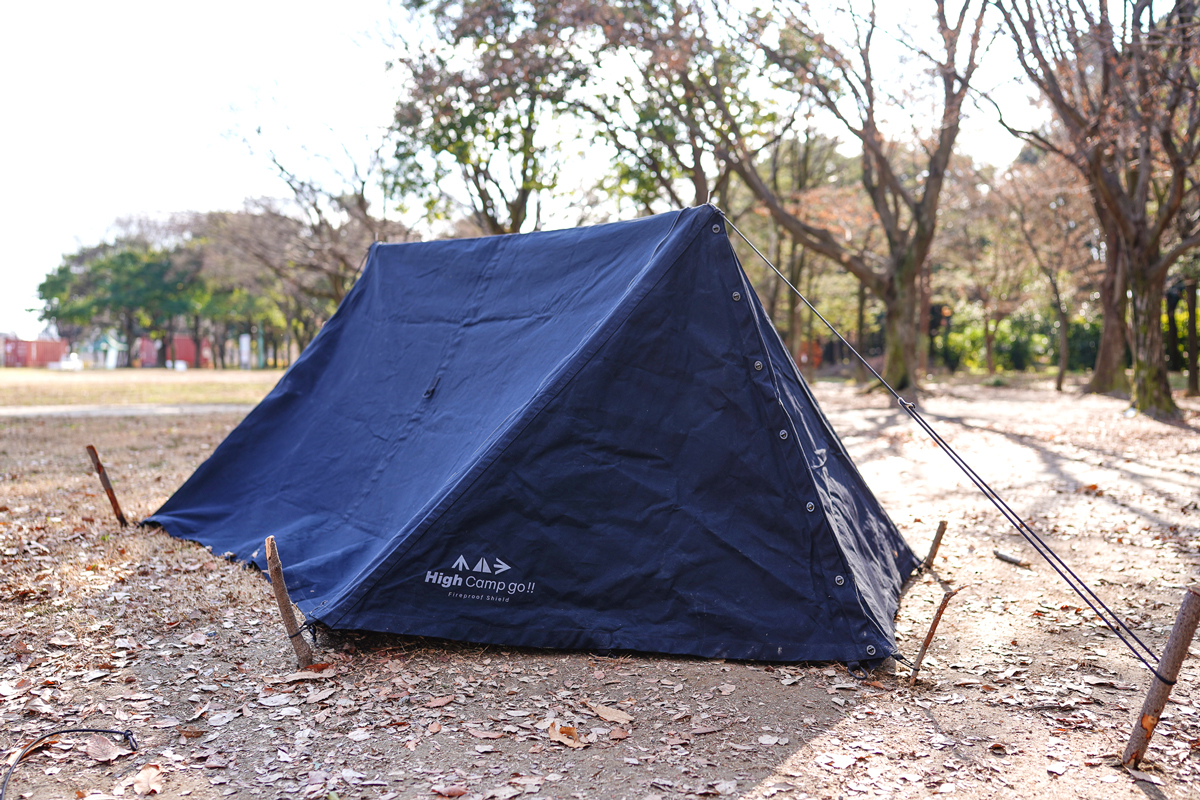 Fireproof HCG TENT （ブラック） Fireproof HCG TENT – High Camp Go!!