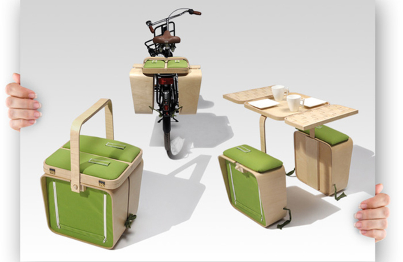 自転車 テーブル