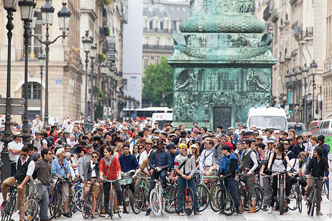 お気に入りの服でサイクリング パリ発 おしゃれ自転車イベント Mylohas