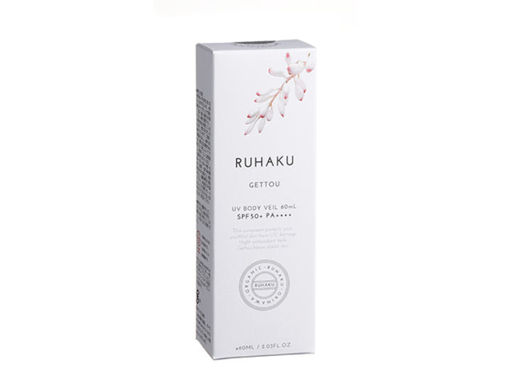 琉白 月桃UVボディヴェール SPF50+/PA++++ (顔・からだ用日焼止め)60mL 3,960円(税込