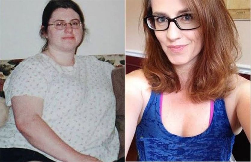 ダイエットした女性