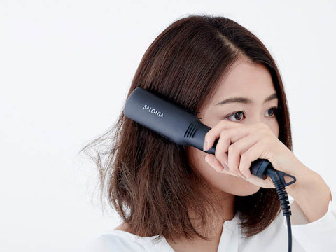 とかすだけで簡単ストレートヘア Saloniaの新ヒートブラシ Mylohas
