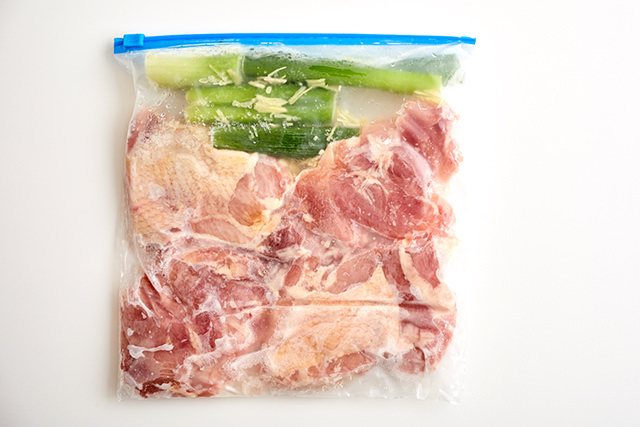 鶏肉の下味冷凍