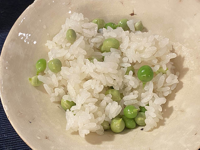 青豆ごはん