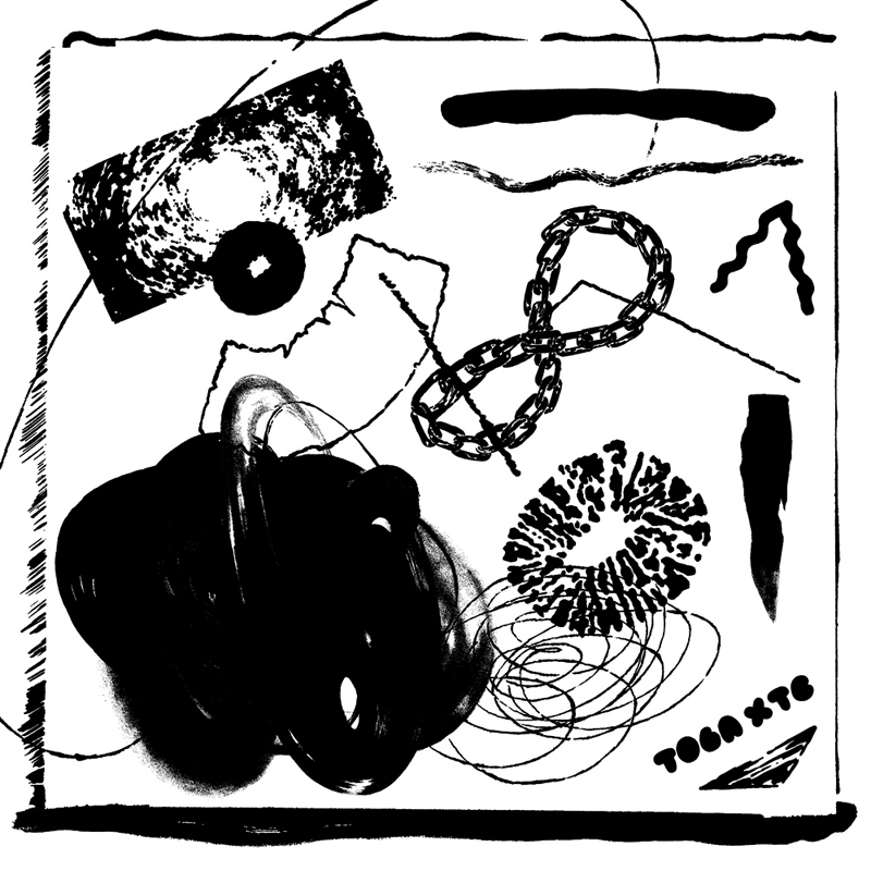 抽象的な鉛筆画 頭の中で考えたら、やわらかい形が出てきちゃう」鉛筆から生まれる