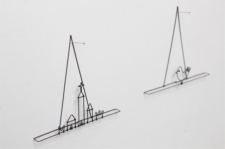 キッチンの壁にスッキリ収納 作家の作る針金コーヒーフィルター Roomie ルーミー