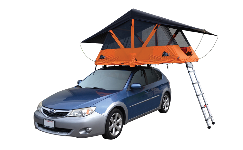 アメリカのアウトドアブランド・TEPIU Tentsの「Baja Series」という、車の屋根に取り付けて、傘のように開いて使うタイプのテントシリーズの紹介。ゴツゴツとした地面の起伏から解放され、寝心地の良さは格段に上がるだろう。top