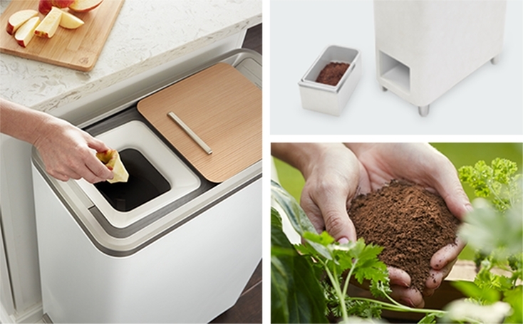 1週間分の生ゴミ 一気に肥料へ Roomie ルーミー