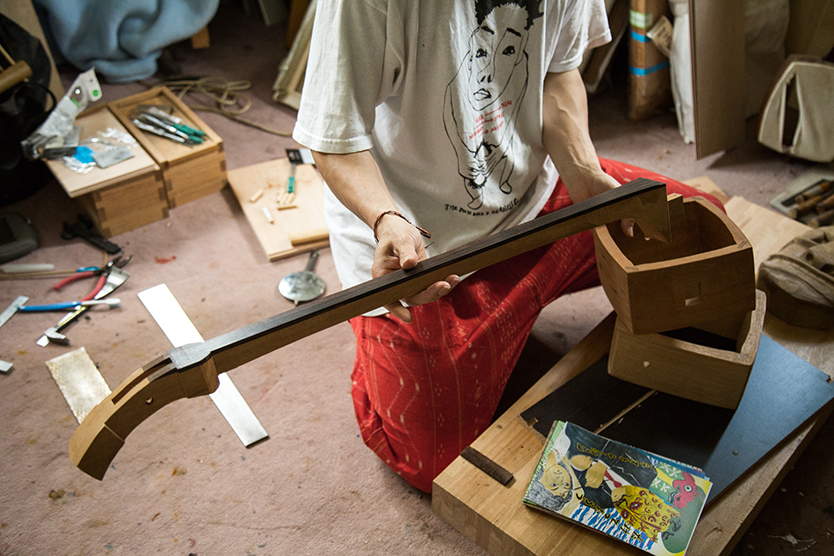 自作の楽器