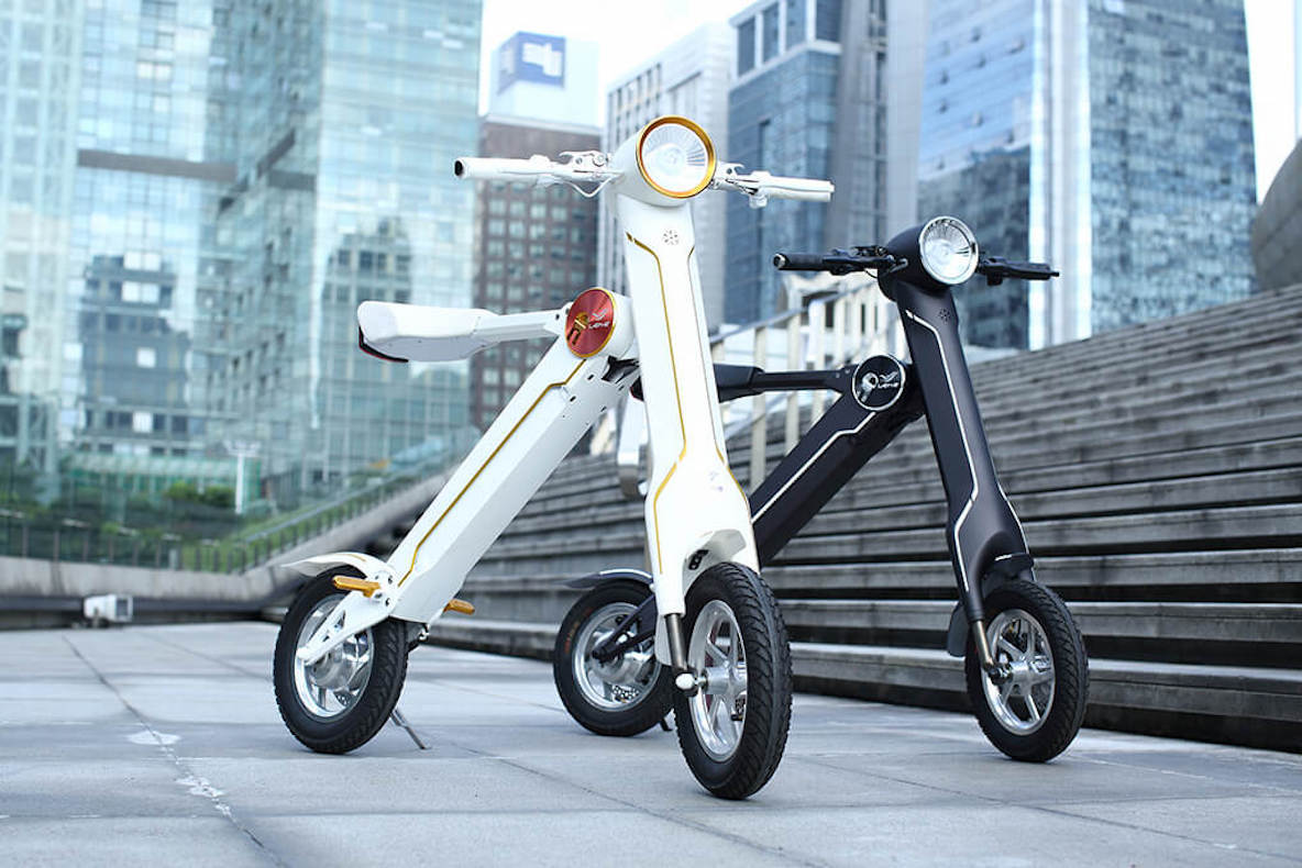 エコ＆スマート。10秒で折りたためるe-Bike「Lehe K1」がクラウド