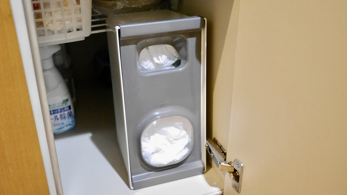 コンパクトだからどこにでも置けるんです