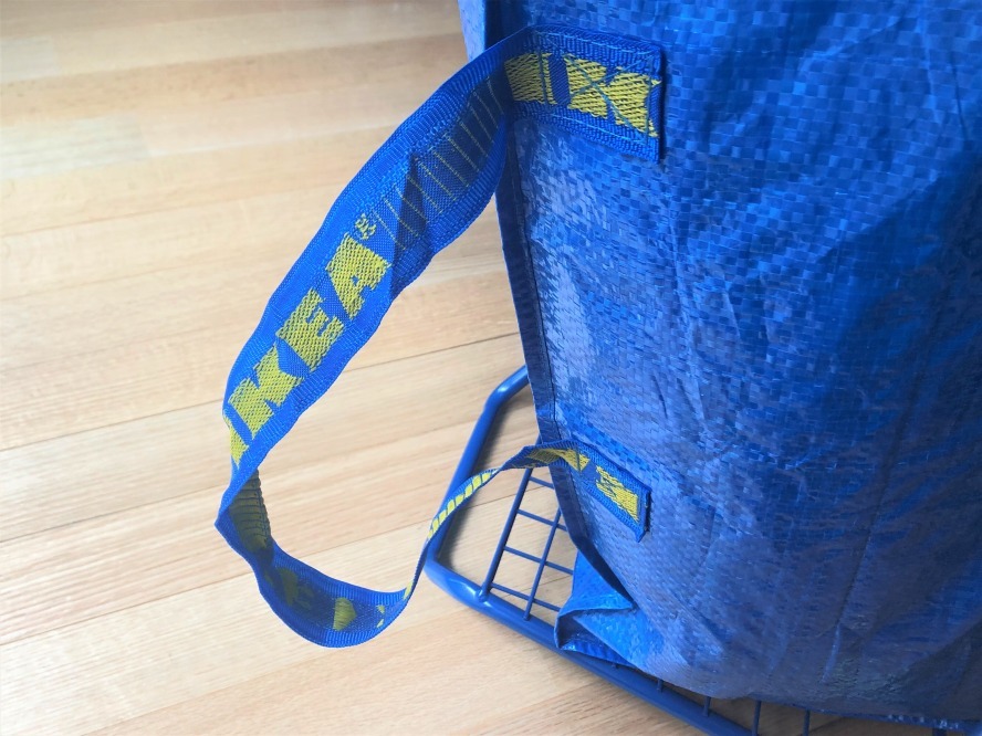 イケアの トロリー付きバッグが優秀 家の中でも外でもかなり使えるんだ Roomie ルーミー