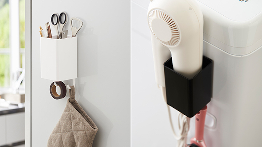 山崎実業のデッドスペース収納には またまたマグネットが大活躍だよ Roomie ルーミー