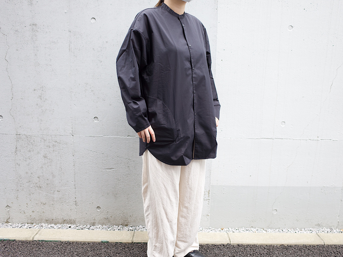 muji labo 撥水 高密度織りスタンドカラージャケット
