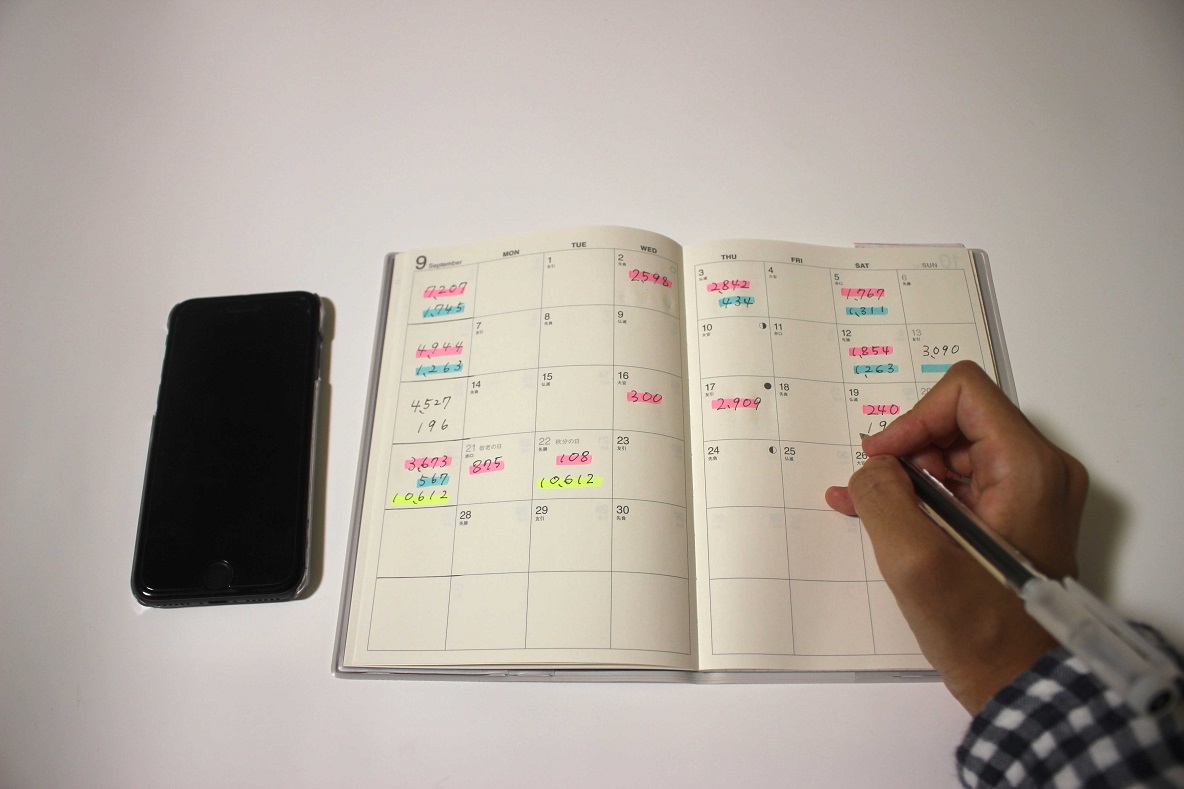 無印良品のスケジュール帳で家計簿をつけたら 月に1万円以上貯金できたよ Roomie ルーミー