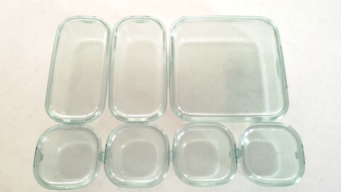 iwaki 「耐熱ガラス保存容器パック&レンジ」