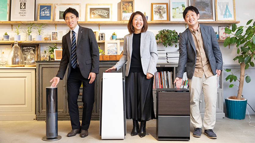 ブルエアー、パナソニック、ドウシシャの座談会