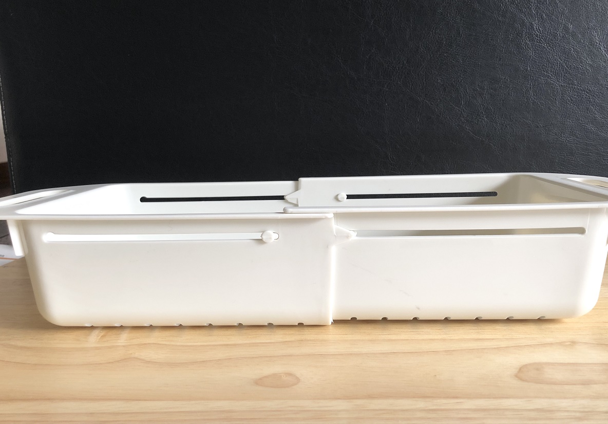 スリーコインズの伸縮する 水切りバスケット は1つ4役のスグレモノ キッチンまわりのストレスが激減したよ Roomie ルーミー