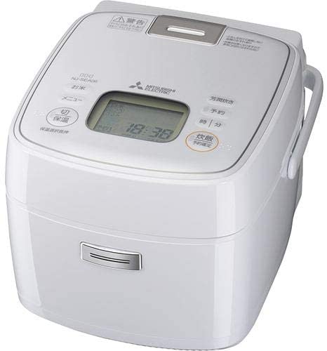 三菱 IHジャー炊飯器 ピュアホワイト 備長炭炭炊釜 NJ-VE109-W