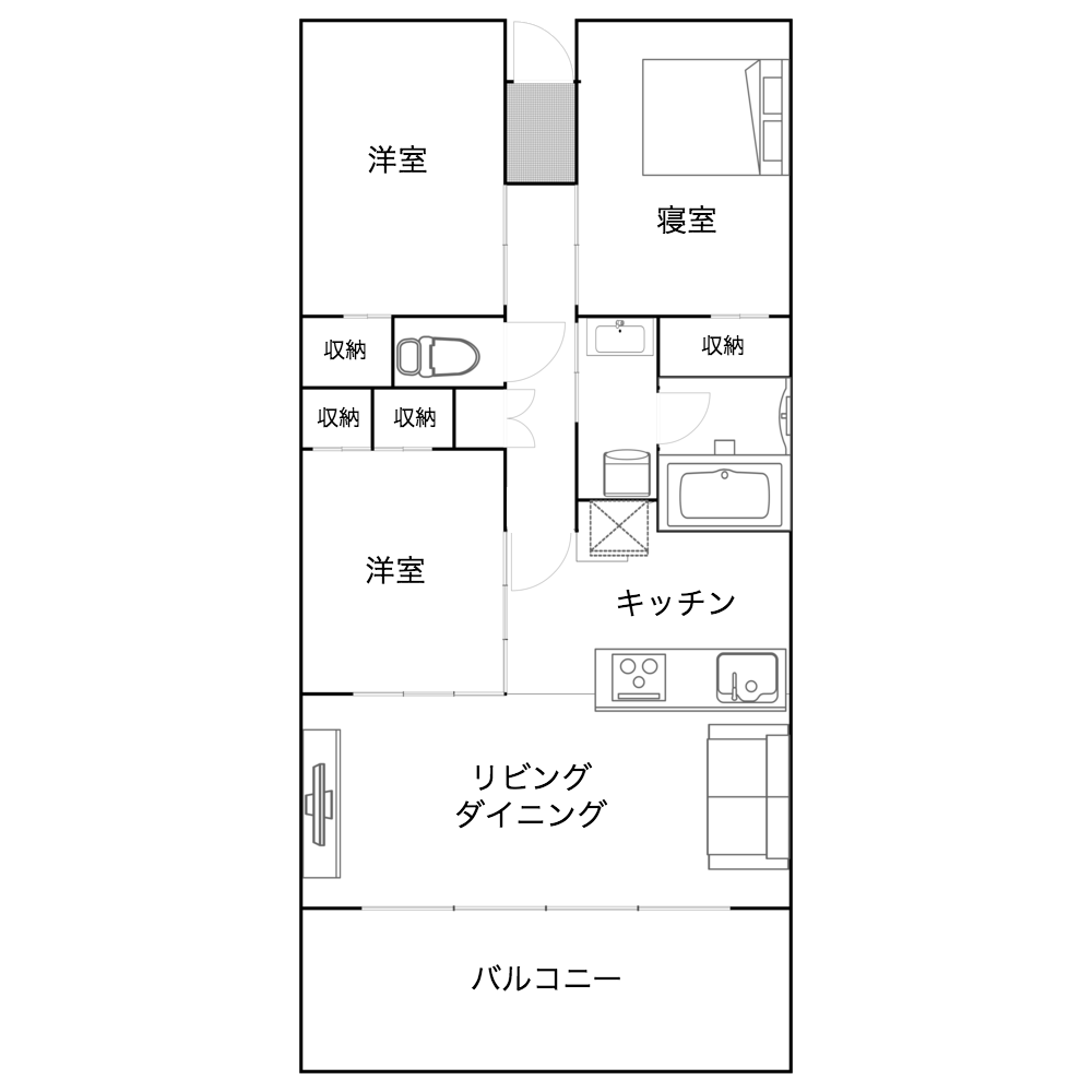 神奈川県藤沢市の3LDK