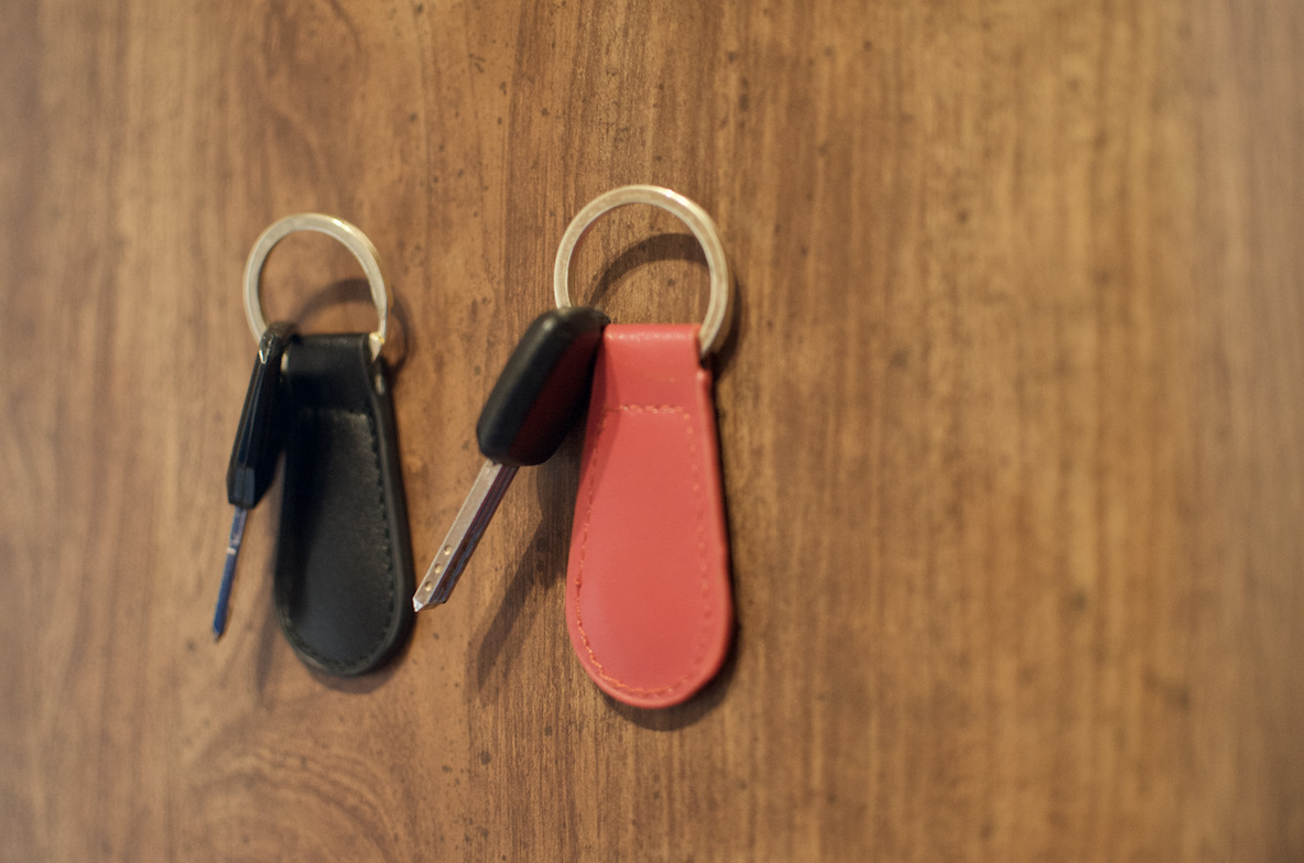 セリアで見つけた マグネット付きキーリング のおかげで 鍵の置き場に困らなくなったよ Roomie ルーミー