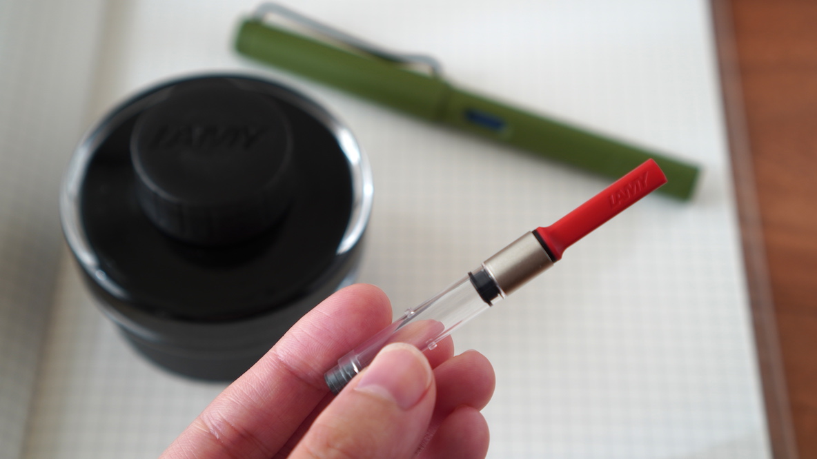 LAMY safari サヴァンナグリーン 極細字 EF