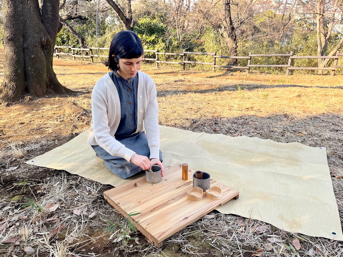 茶道で癒される春のピクニック アウトドア用の 野点セット でいつもと違う休日を マイ定番スタイル Roomie ルーミー