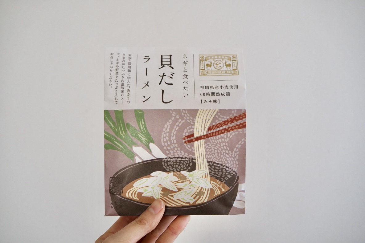 産地のラーメン「ネギと食べたい貝だしラーメン みそ味」