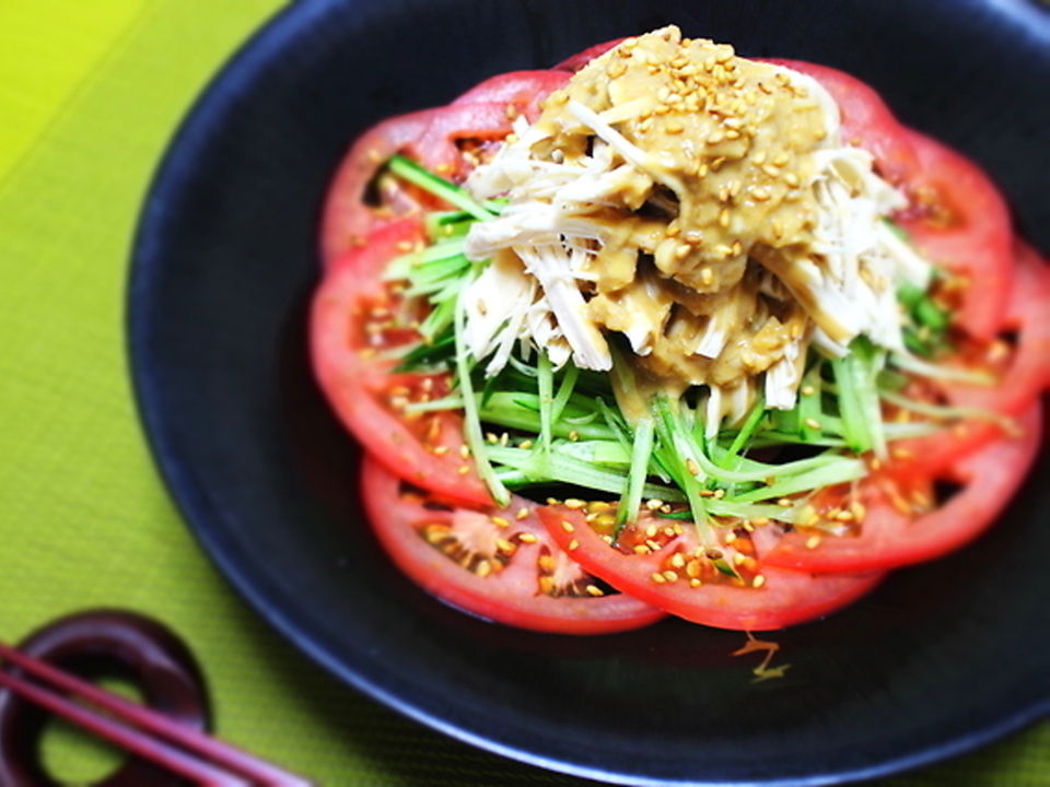 レンチンして混ぜるだけで完成 バンバンジーのレシピ Roomie ルーミー