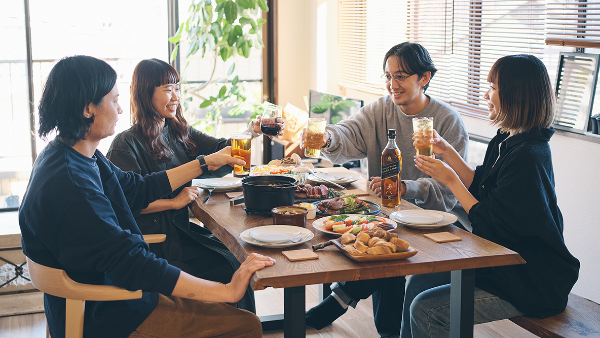 johnniewalkerでホームパーティ