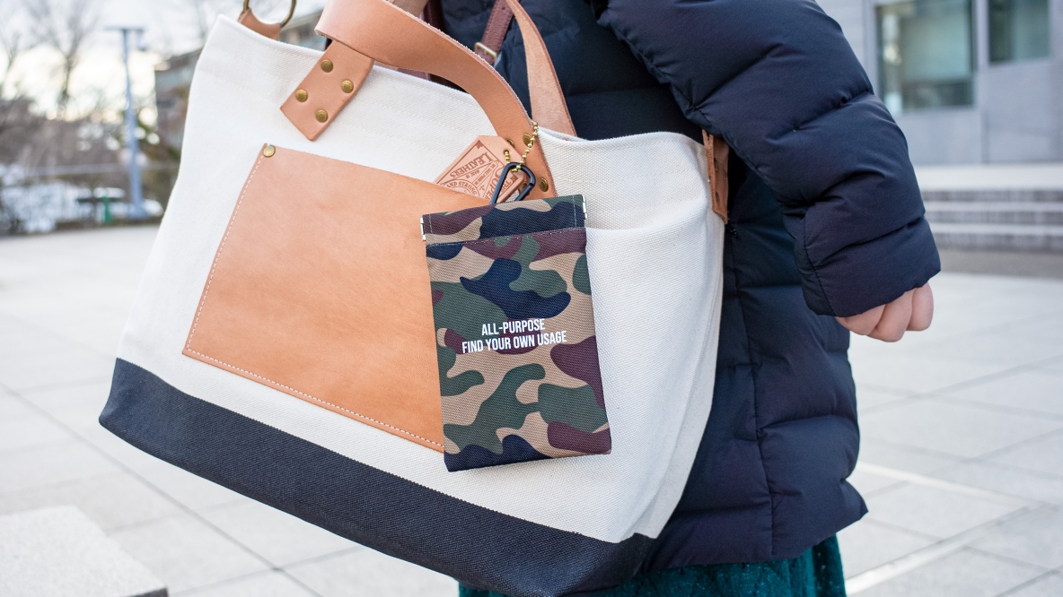 ゴミ箱が近くにないとき、このポーチがあれば安心！ ティッシュケース