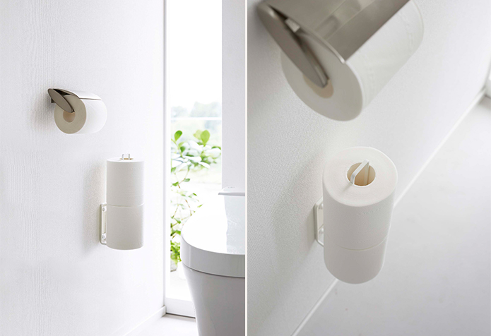 トイレ収納も「浮かせる」が正解だったのか！山崎実業の新作がやっぱり