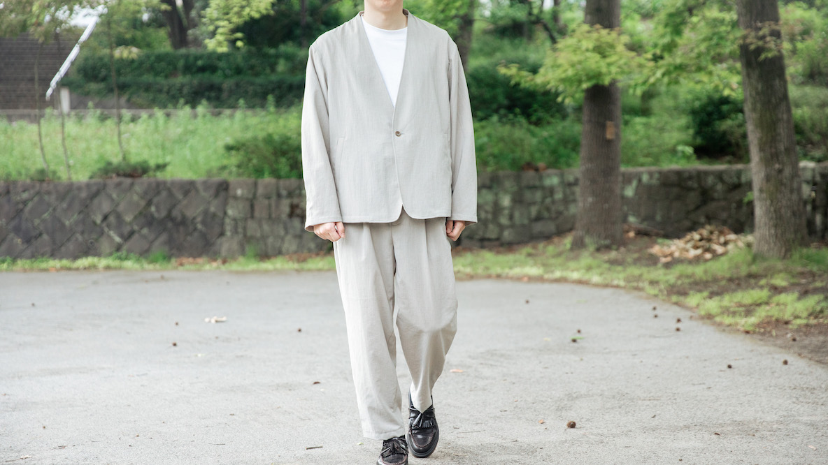 【EVALET / エバレット】セットアップ　ジャケット×パンツ EVALET®】『速乾』は『直感』で選ぶ。｜JOURNAL STANDARD MENS