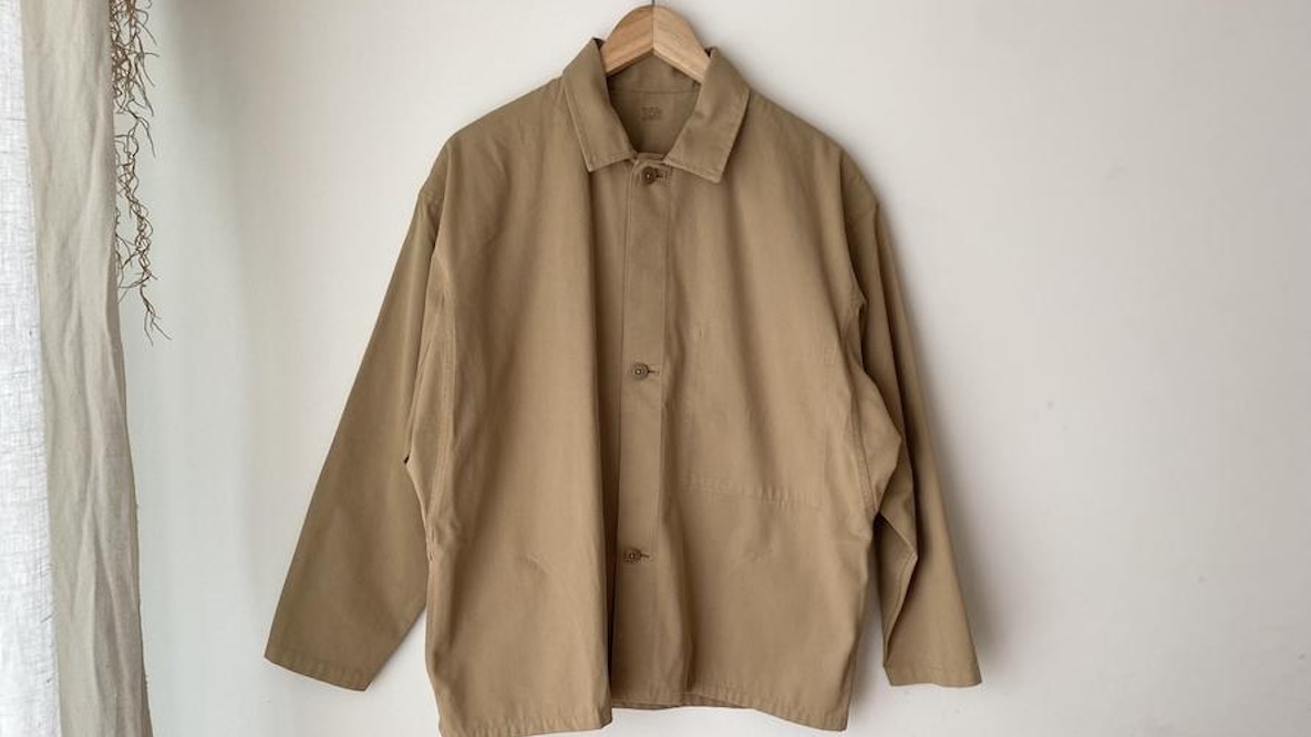 size XL】MUJI Labo 燃えにくい素材 カバーオールジャケット