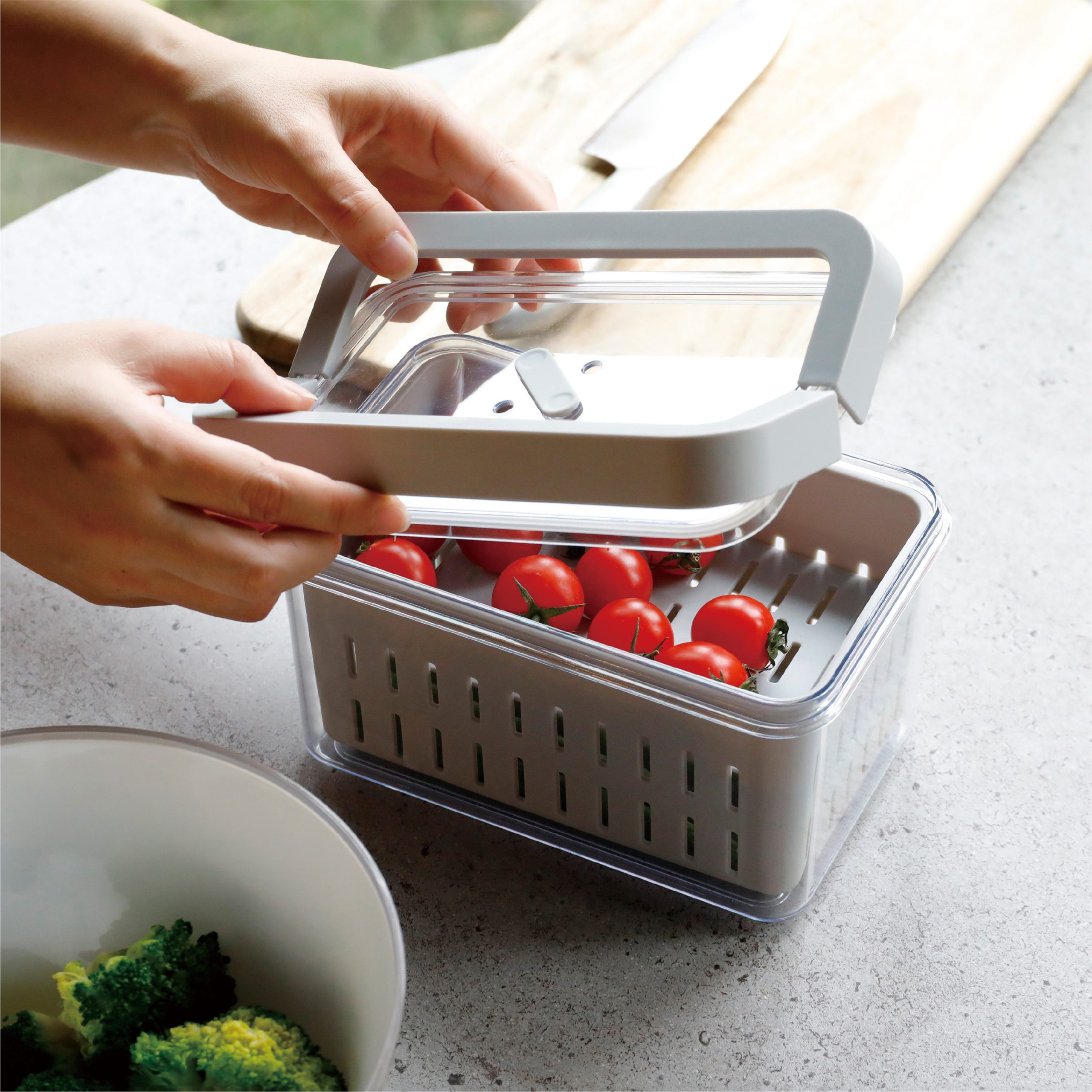 野菜の保存容器の正解、ついに出たか…？この新作アイテムで、手間も