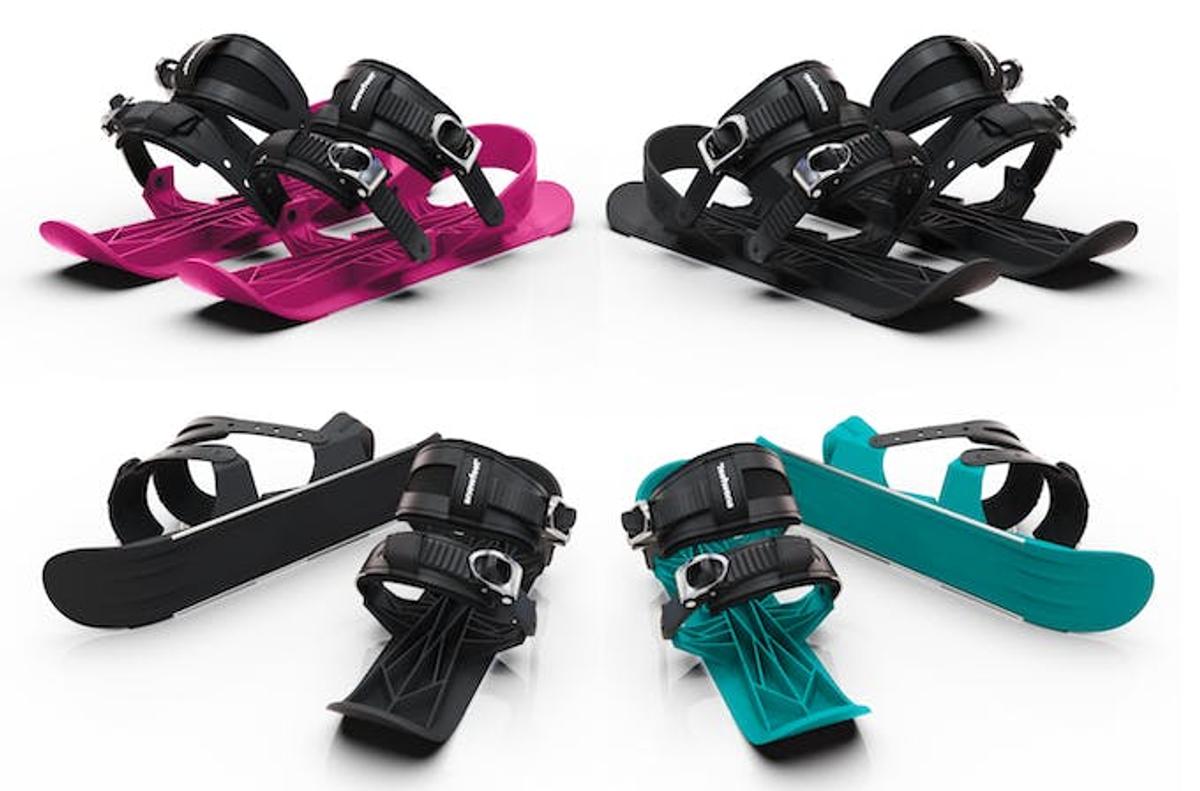 スノーボードより軽くて楽しい！ 靴のようなスノーギア「Snowfeet Pro