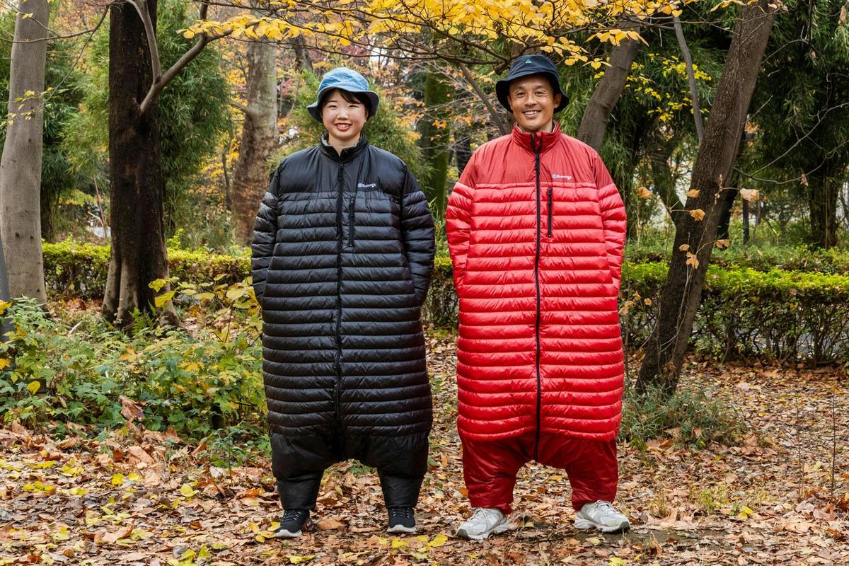 クッション⇔歩ける寝袋に変身する「モモンガ」は、1年を通じて重宝