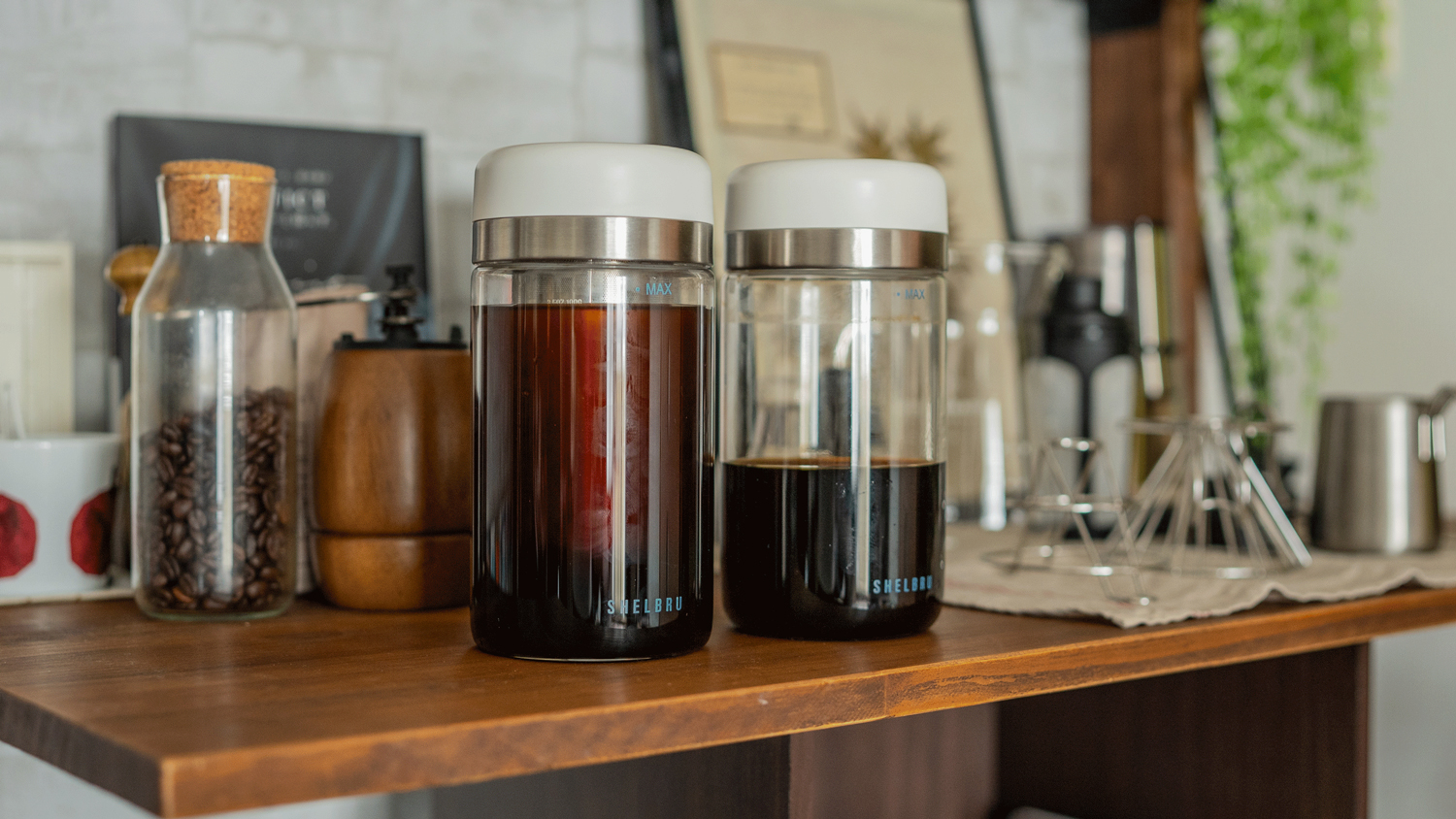おいしいコールドブリューを常時ストックできる「SHELBRU」でお家 