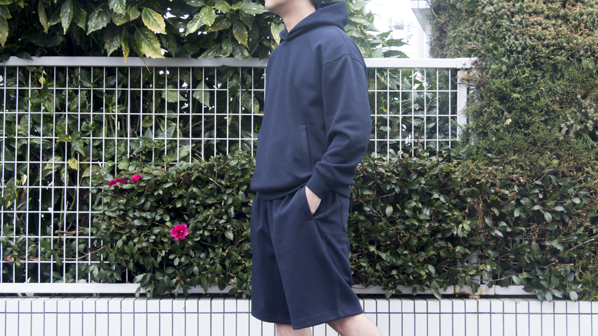 UNIQLO : Cの「スウェットワイドショーツ」と「スウェットプル