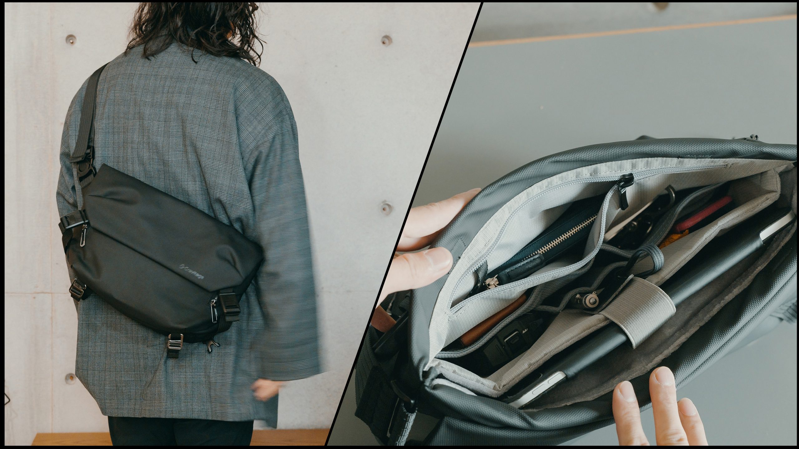 いっちゃん 多目的/マルチスペース クロスボディバッグ 電子アクセサリー