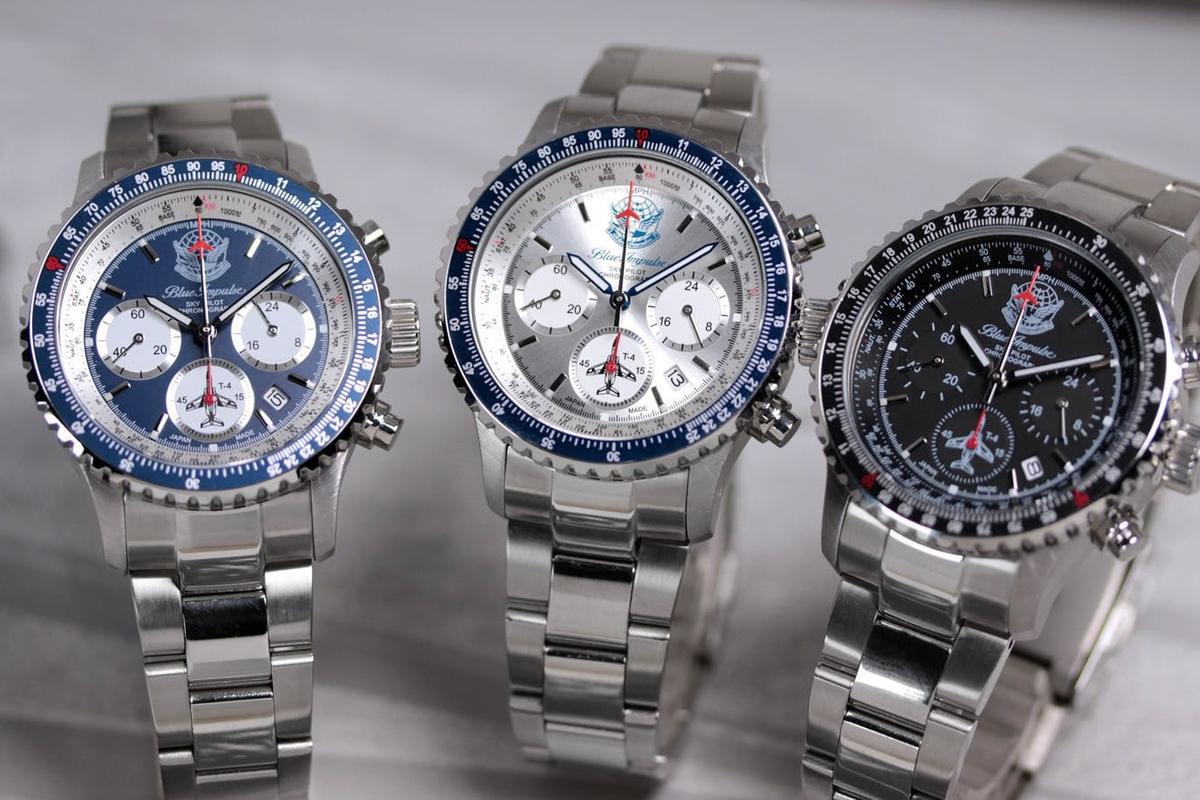 スーツにも映える“空の美学”。名入れもできるパイロット時計、欲しく