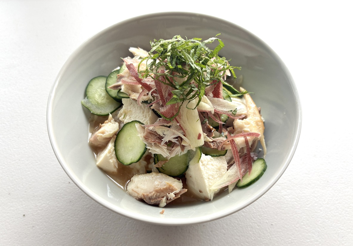 久原「あごだしとごま香る冷や汁」