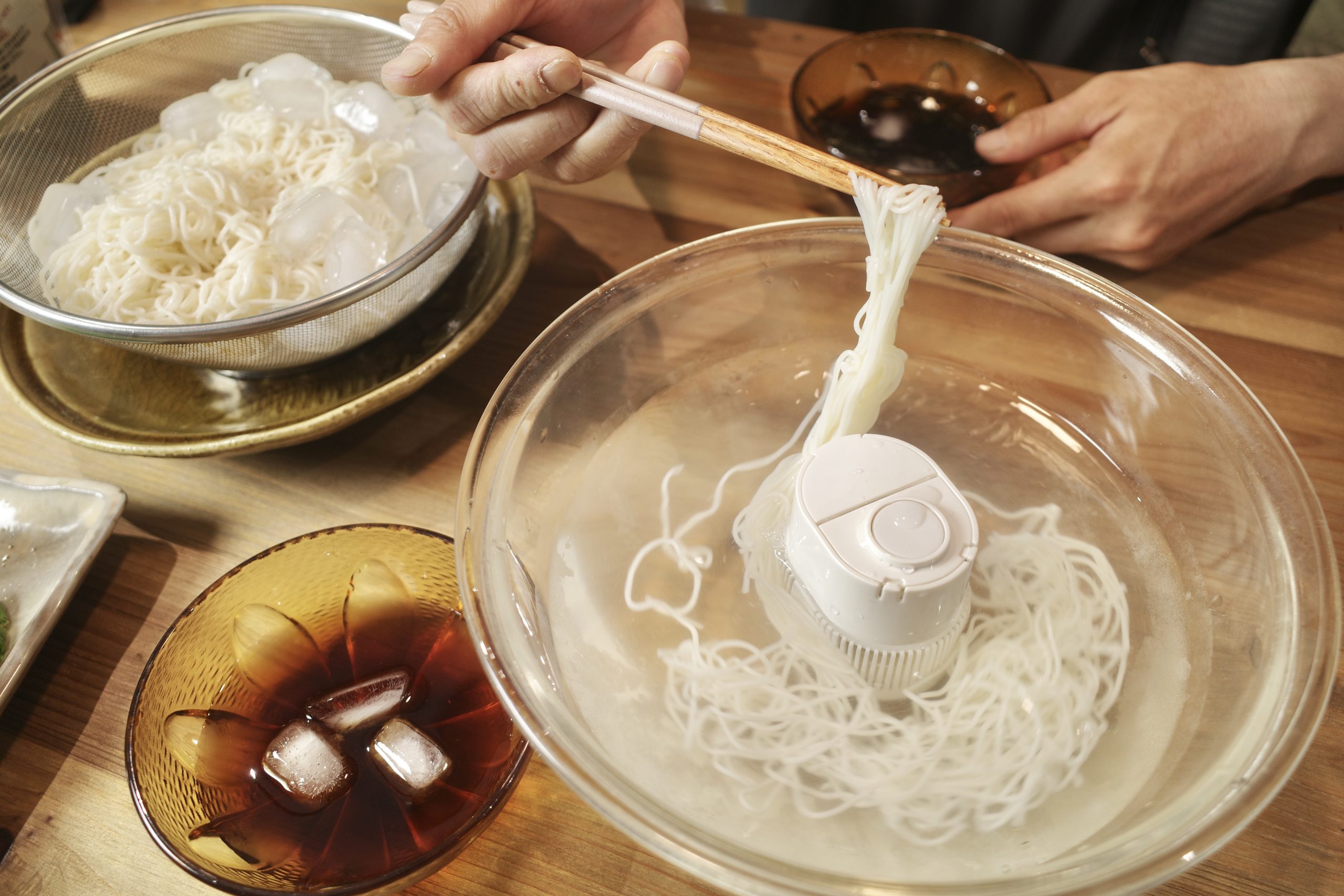 お試し値引き！24時間以内発送 涼風の流しそうめん - 油抜き総長さ約